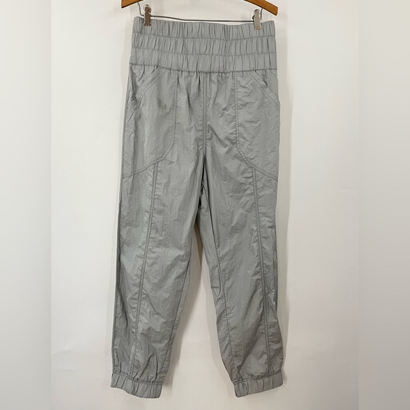 Free People M Movement Way Home Joggers 0031 Arctic Mist Silver medium - Picture 2 of 11